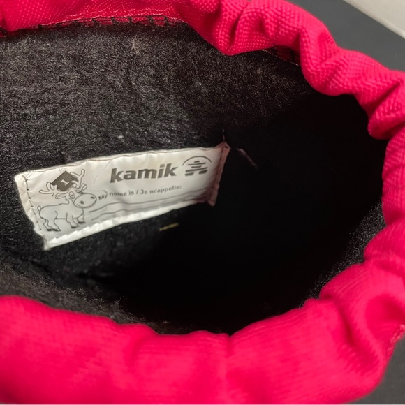 Kamik Kids' Pink and Black Winter Boots - Picture 7 of 7
